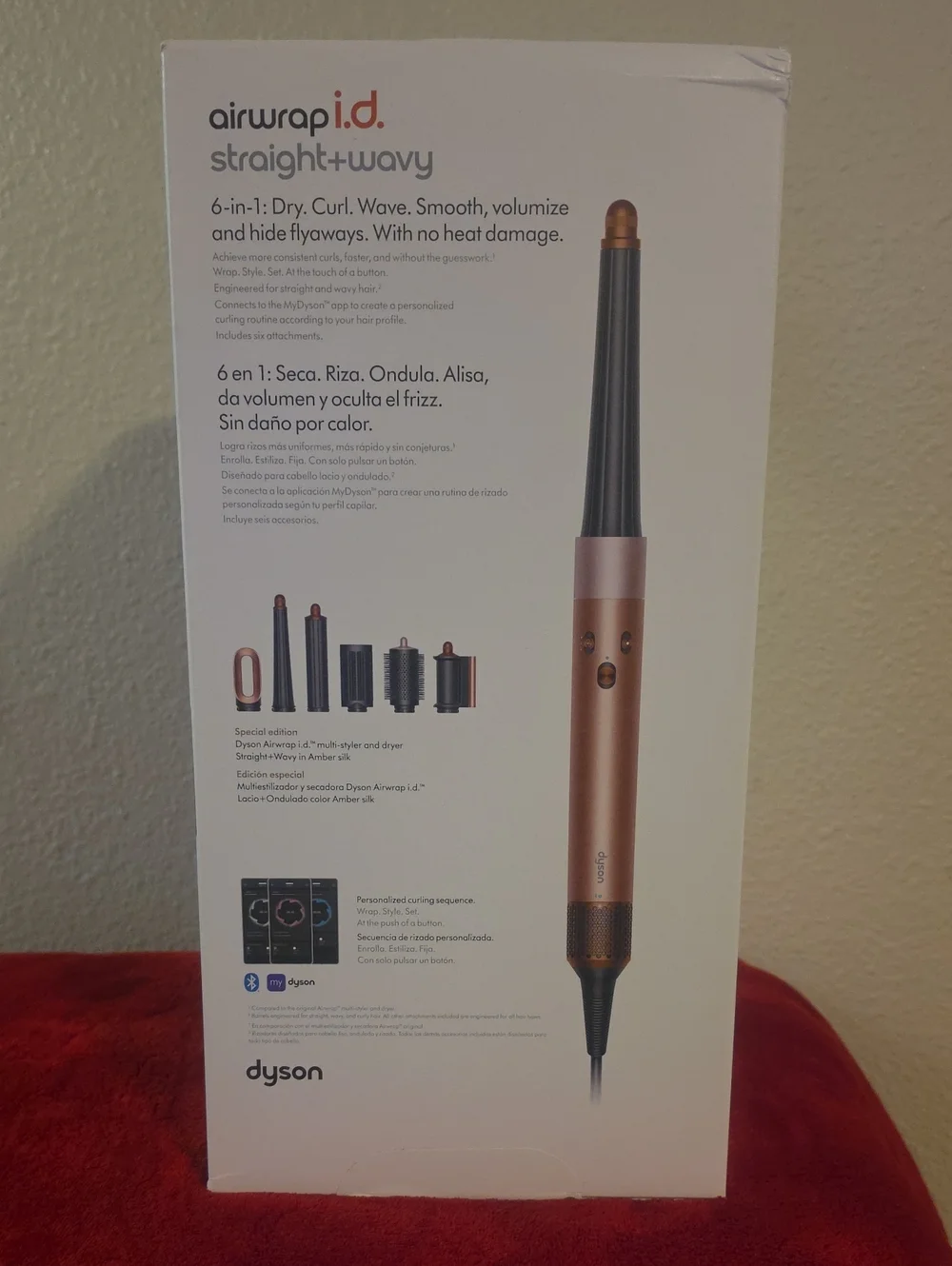 Dyson Airwrap i.d. Straight + Wavy in Copper and Black